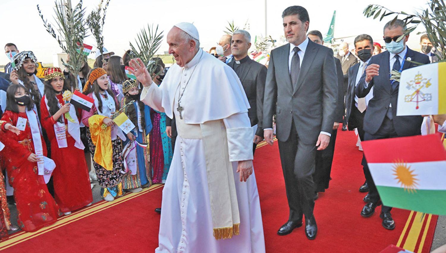 El Papa se despidioacute de Irak con mensajes contra el terrorismo