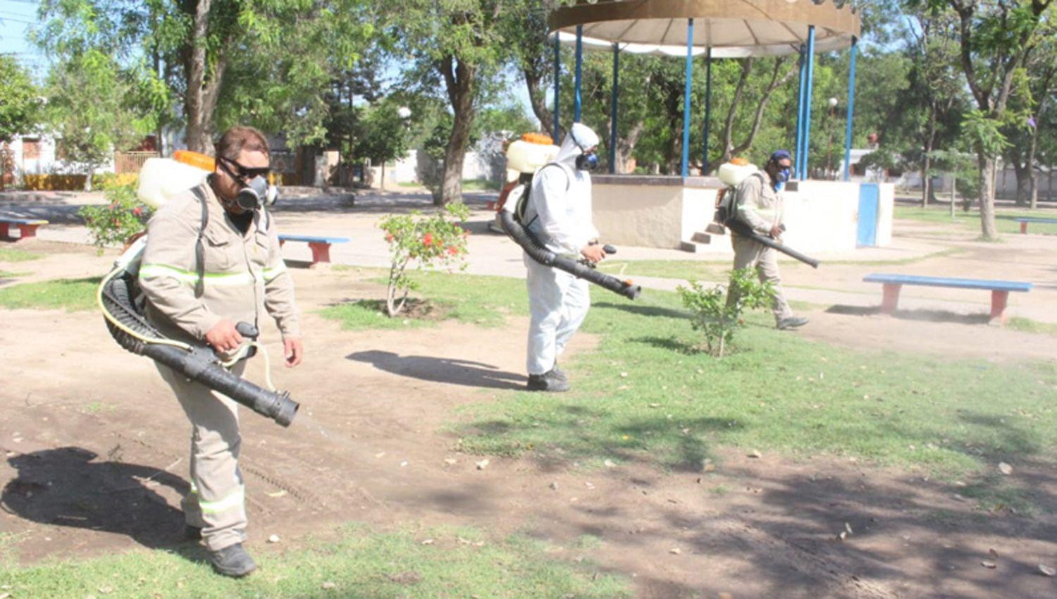 Hubo fumigacioacuten contra los mosquitos en Huaico Hondo