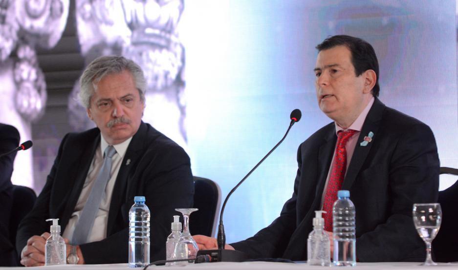 El gobernador Zamora respaldoacute al presidente Alberto Fernaacutendez al repudiar el ataque en Chubut