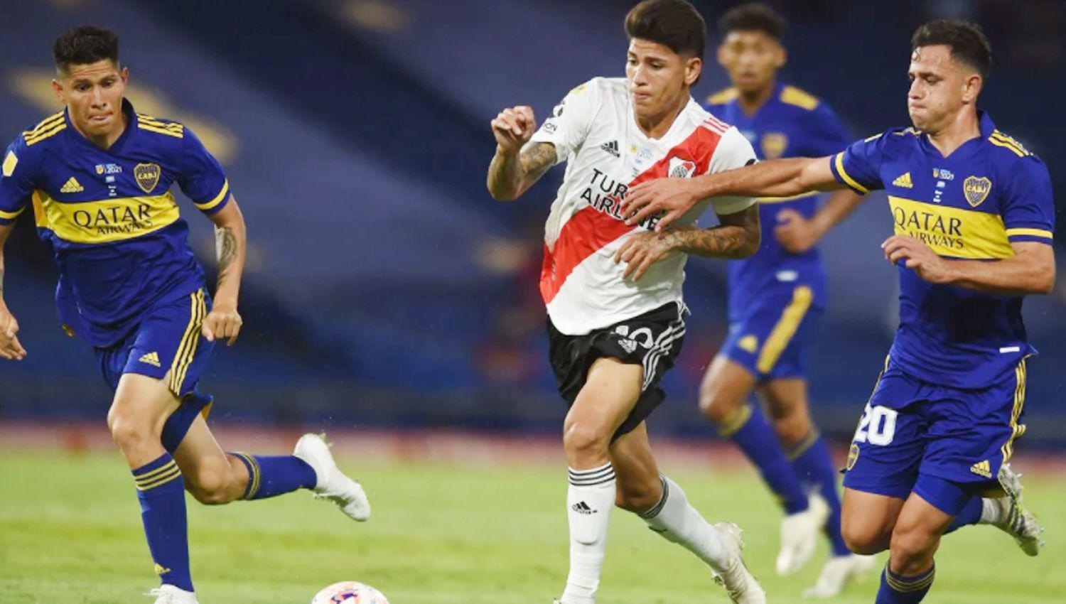 Boca y River igualaron 1 a 1 en La Bombonera