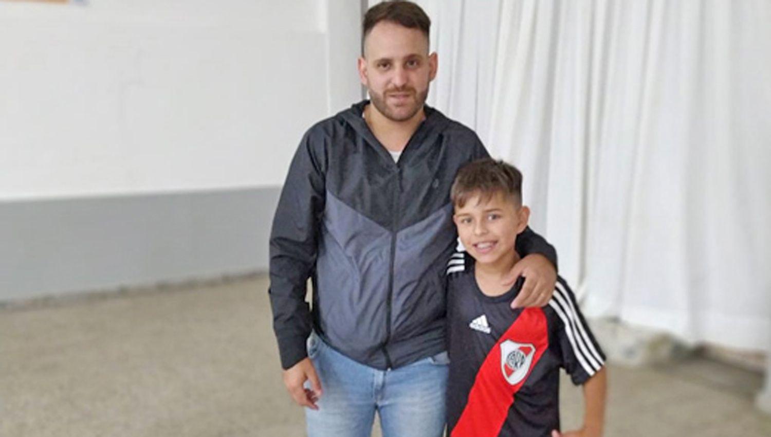 El nintildeo Lisandro ldquoLichardquo Fares Ruiz suentildea con triunfar en River Plate