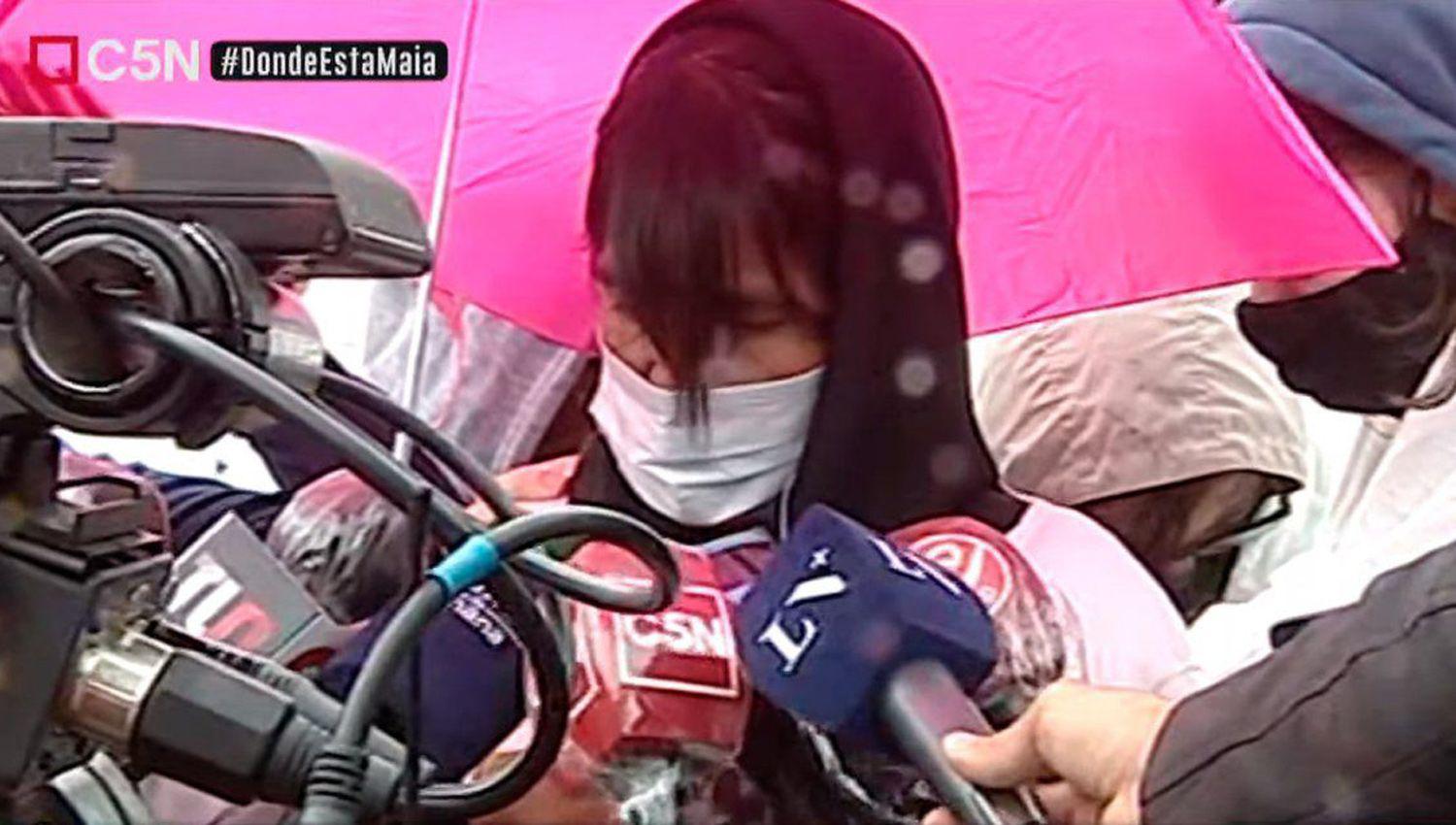La angustia de la madre de Maia- ldquoLo uacutenico que pido es que aparezca con vidardquo