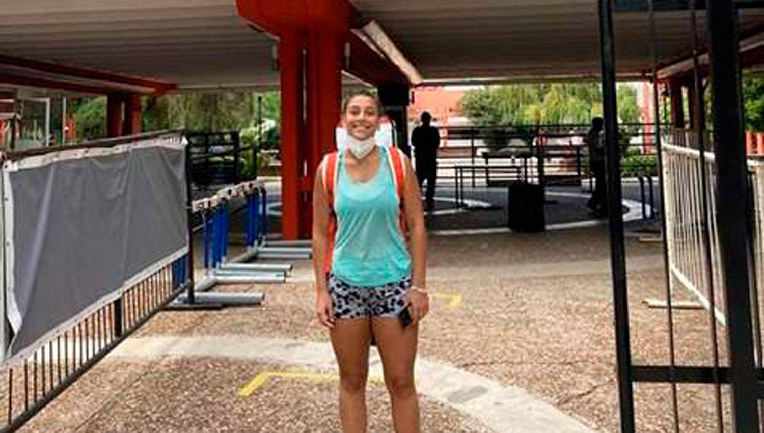 Una valiosa experiencia para Agustina Herrera