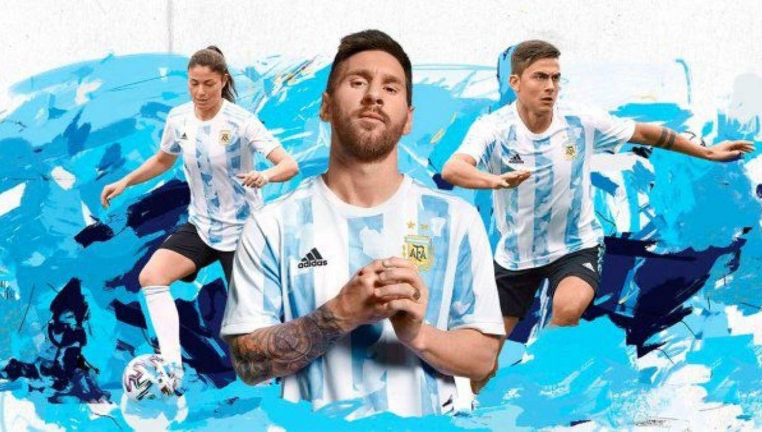 Nueva camiseta del seleccionado argentino