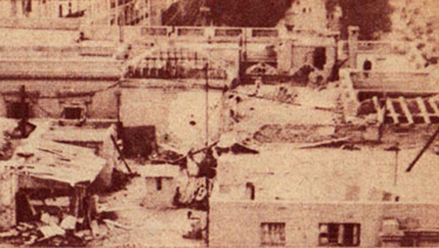 Casa Rosada después del bombardeo