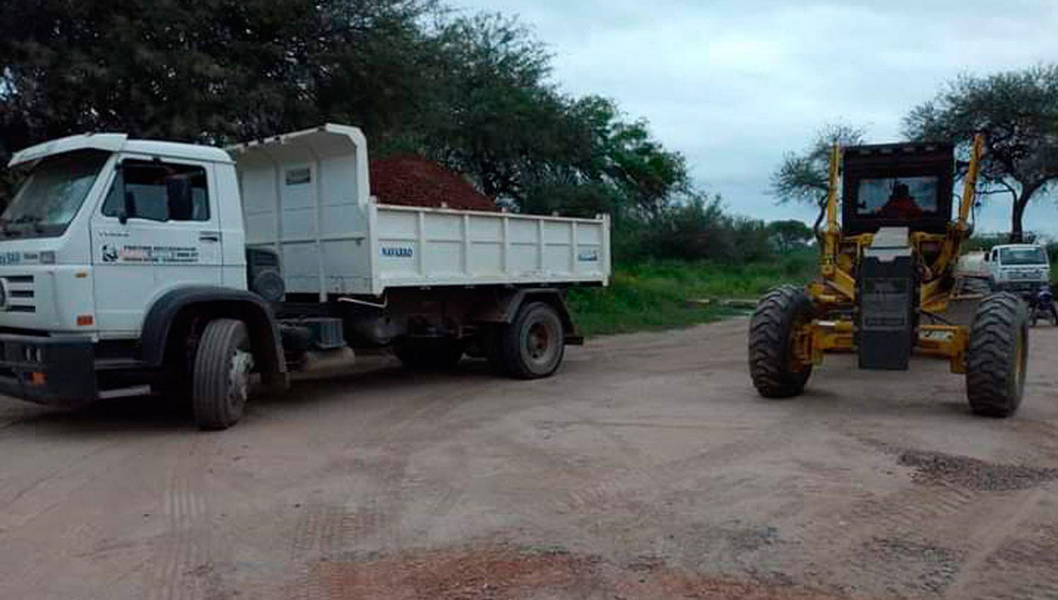 La comuna de Vinaraacute realiza diversas tareas de mejoramiento vial en la zona