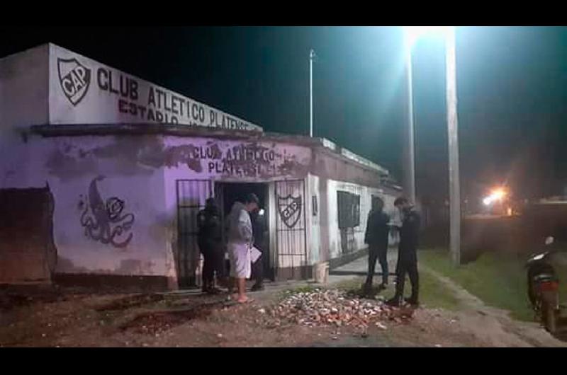 Ingresaron a robar en el Club Platense y provocaron un feroz incendio en sus instalaciones