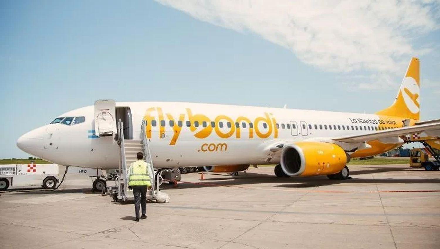 Flybondi hace su vuelo inaugural de salida desde Aeroparque a Santiago del Estero