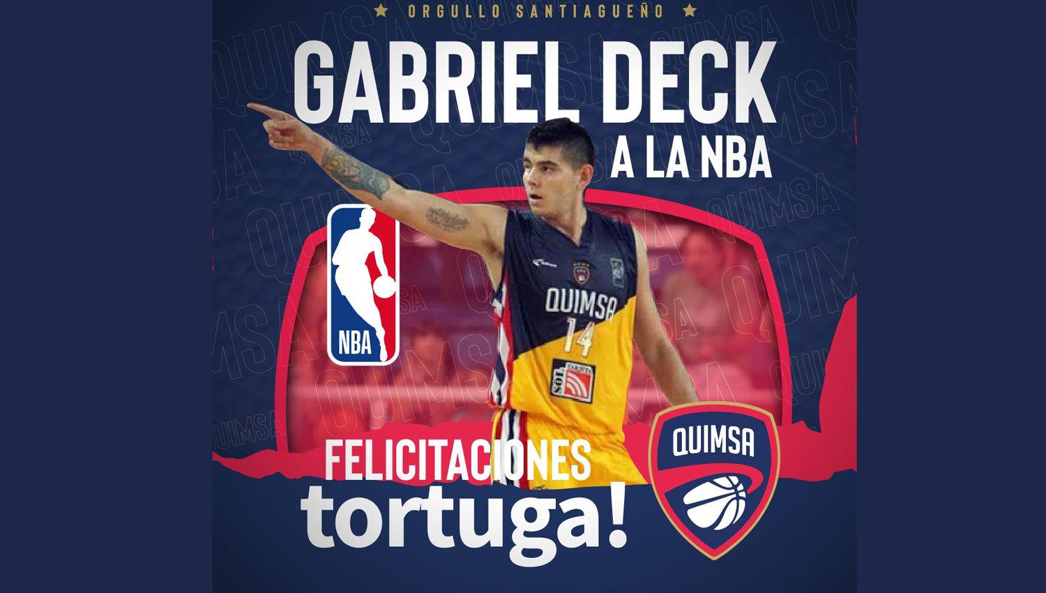 Histoacuterico- El santiaguentildeo Gabriel Deck a un paso de la NBA