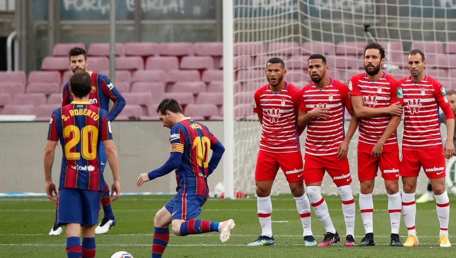 El Barcelona de Messi perdioacute con Granada y dejoacute pasar la chance de ser liacuteder