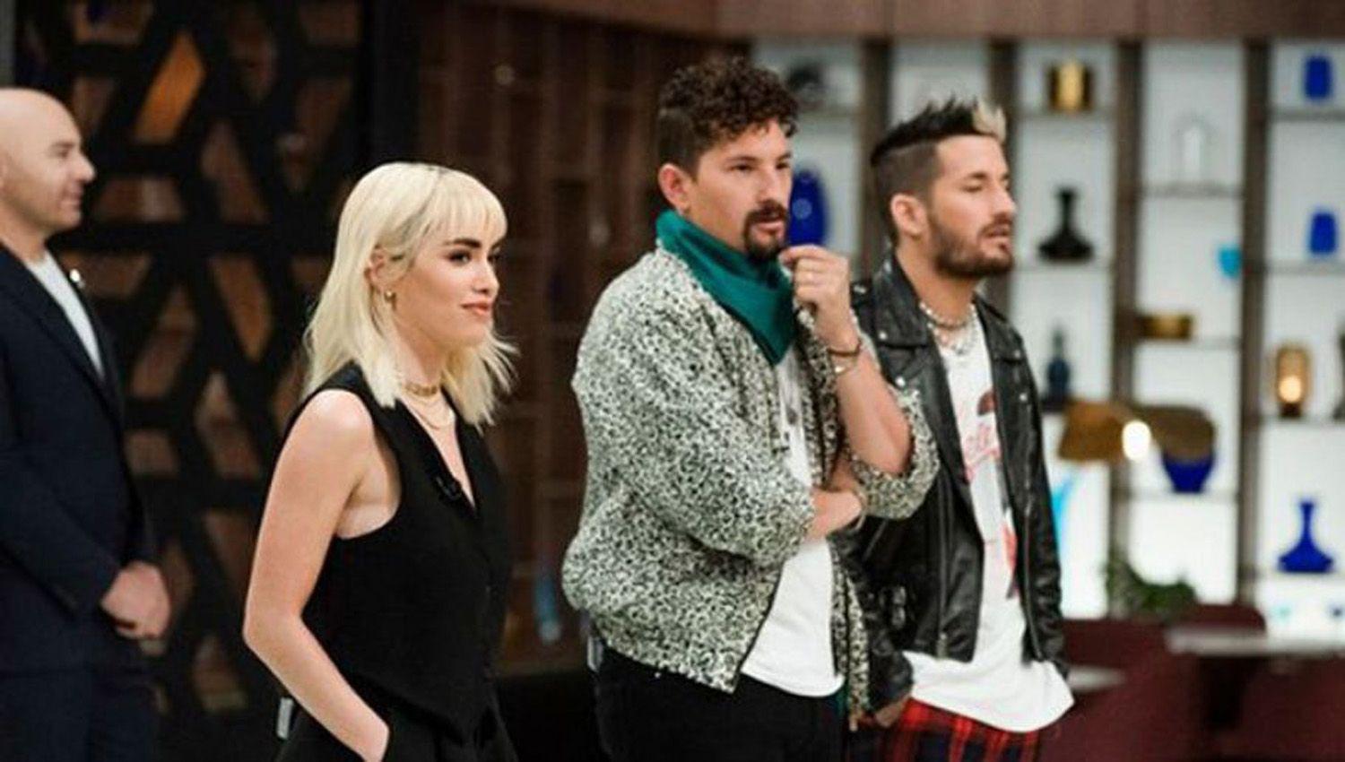 Lali Espoacutesito Mau y Ricky Montaner visitaron Masterchef Celebrity palpitando la llegada de La Voz Argentina
