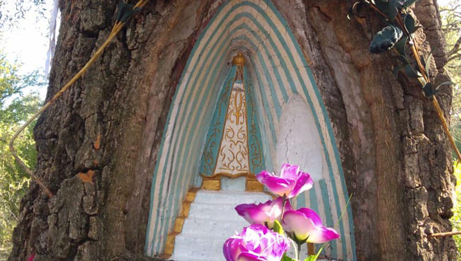 La Virgen del Quebracho bendijo  a la comunidad catoacutelica de El Puestito