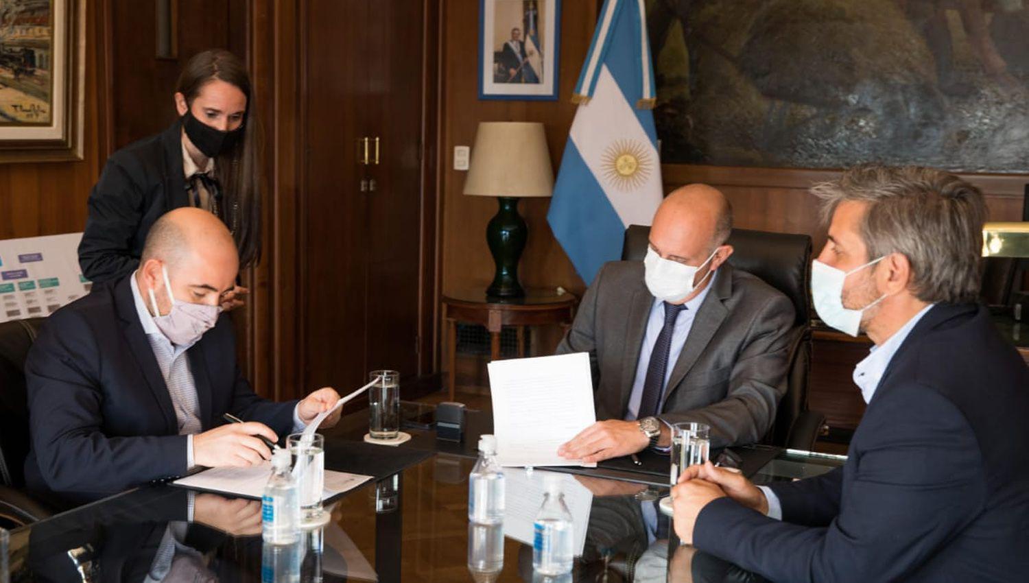 Guerrera y Mirolo avanzaron en un convenio para mejorar entornos ferroviarios en La Banda