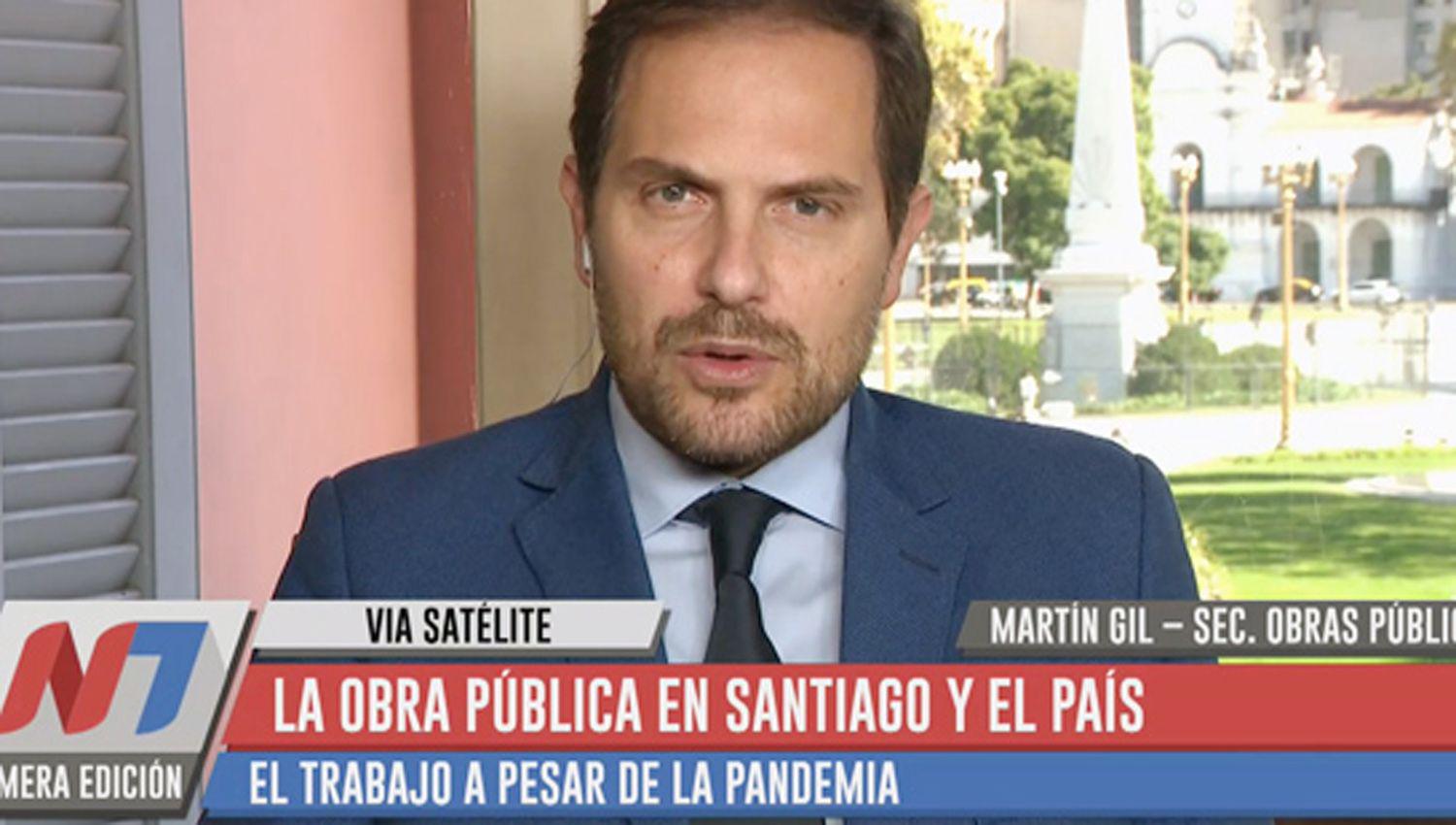 El secretario de Obras P�blicas de la Nación Martín Gill
detalló el plan para poner de pie a la Argentina en la pospandemia