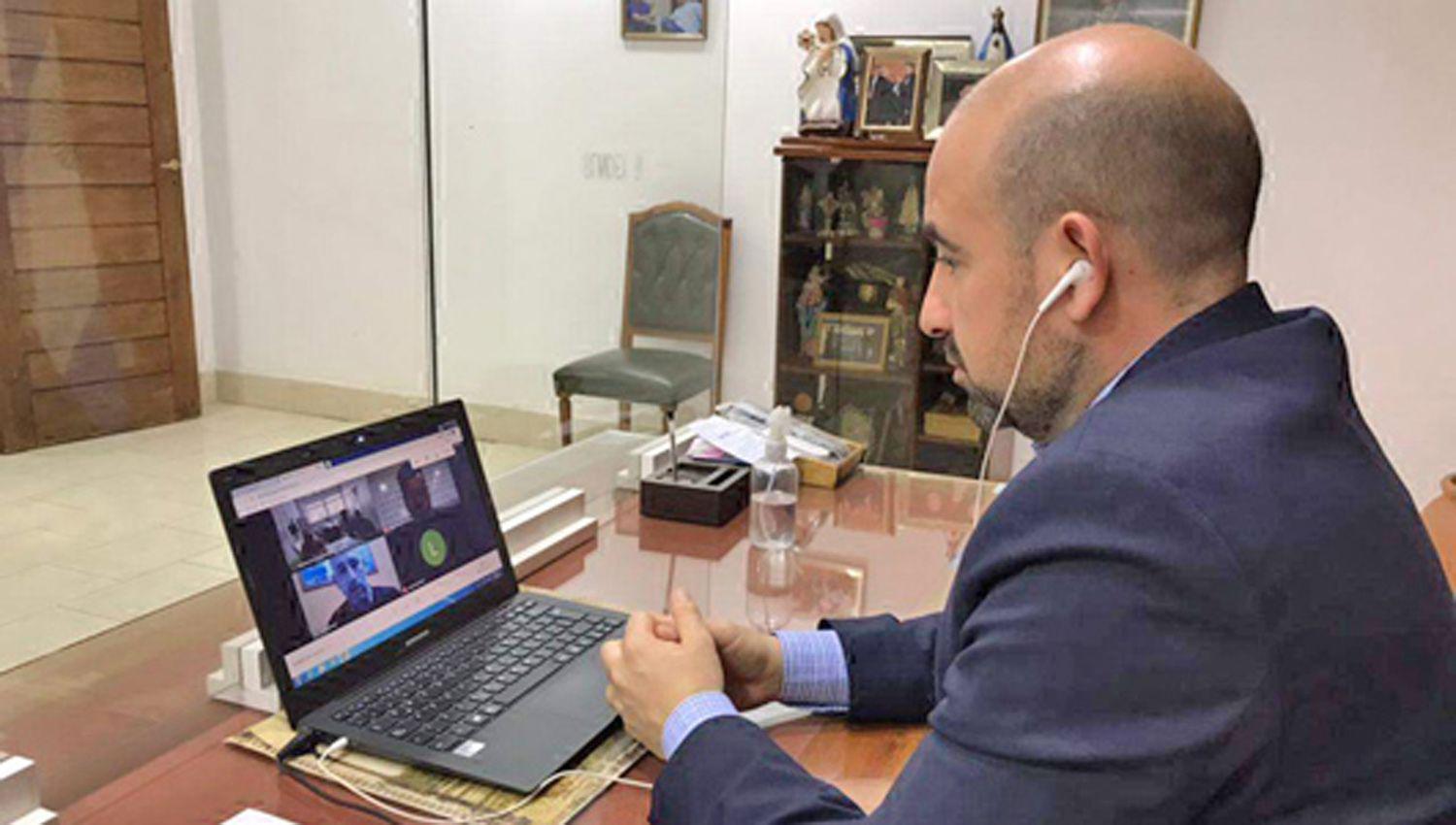 Mirolo mantuvo una positiva reunioacuten virtual con el secretario de Desarrollo Territorial de la Nacioacuten