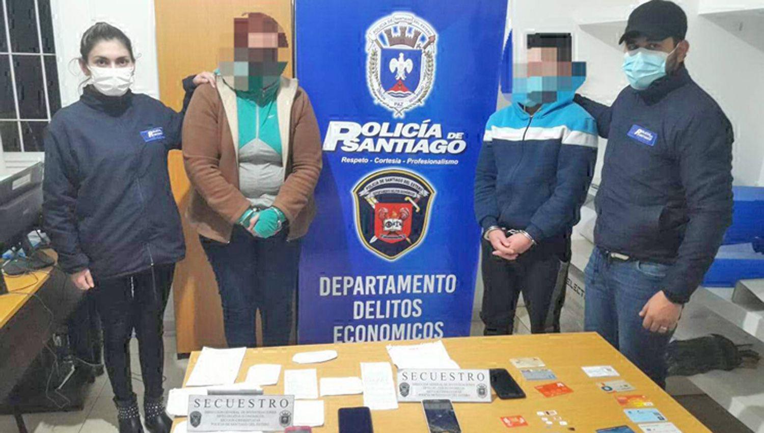 Dos cordobeses presos por estafar a un docente santiaguentildeo en 200 mil