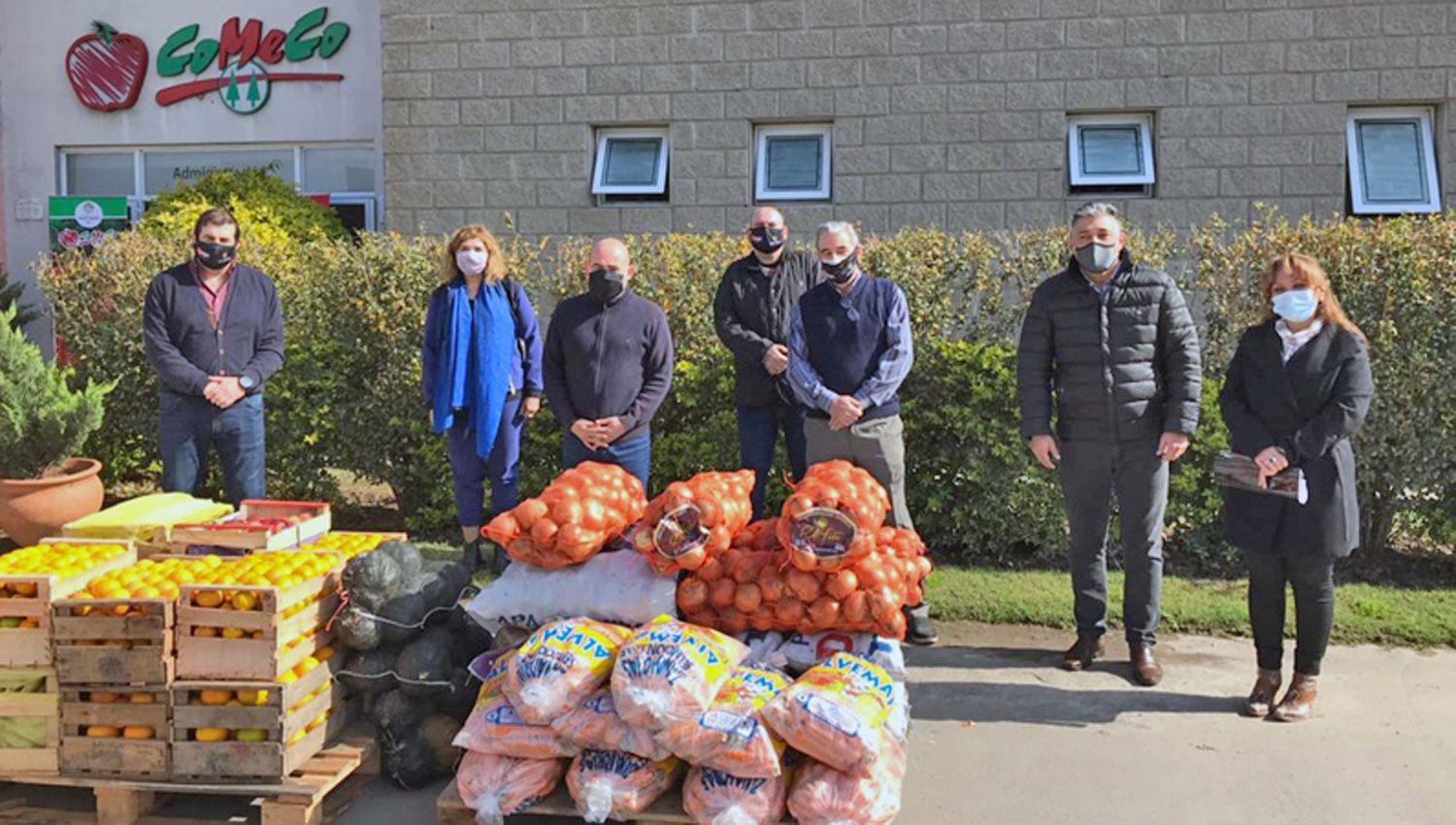 Integrantes de Comeco y autoridades del municipio impulsan el consumo de frutas y verduras