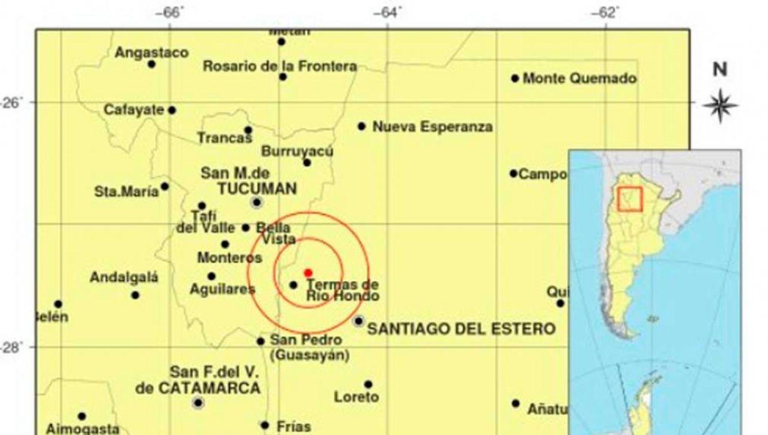 En el transcurso de la madrugada la ciudad de Las Termas se vio sorprendida por un fuerte sismo