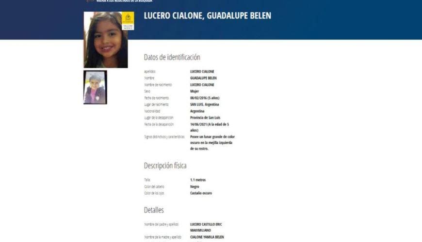 Interpol publicoacute una alerta amarilla por Guadalupe Lucero