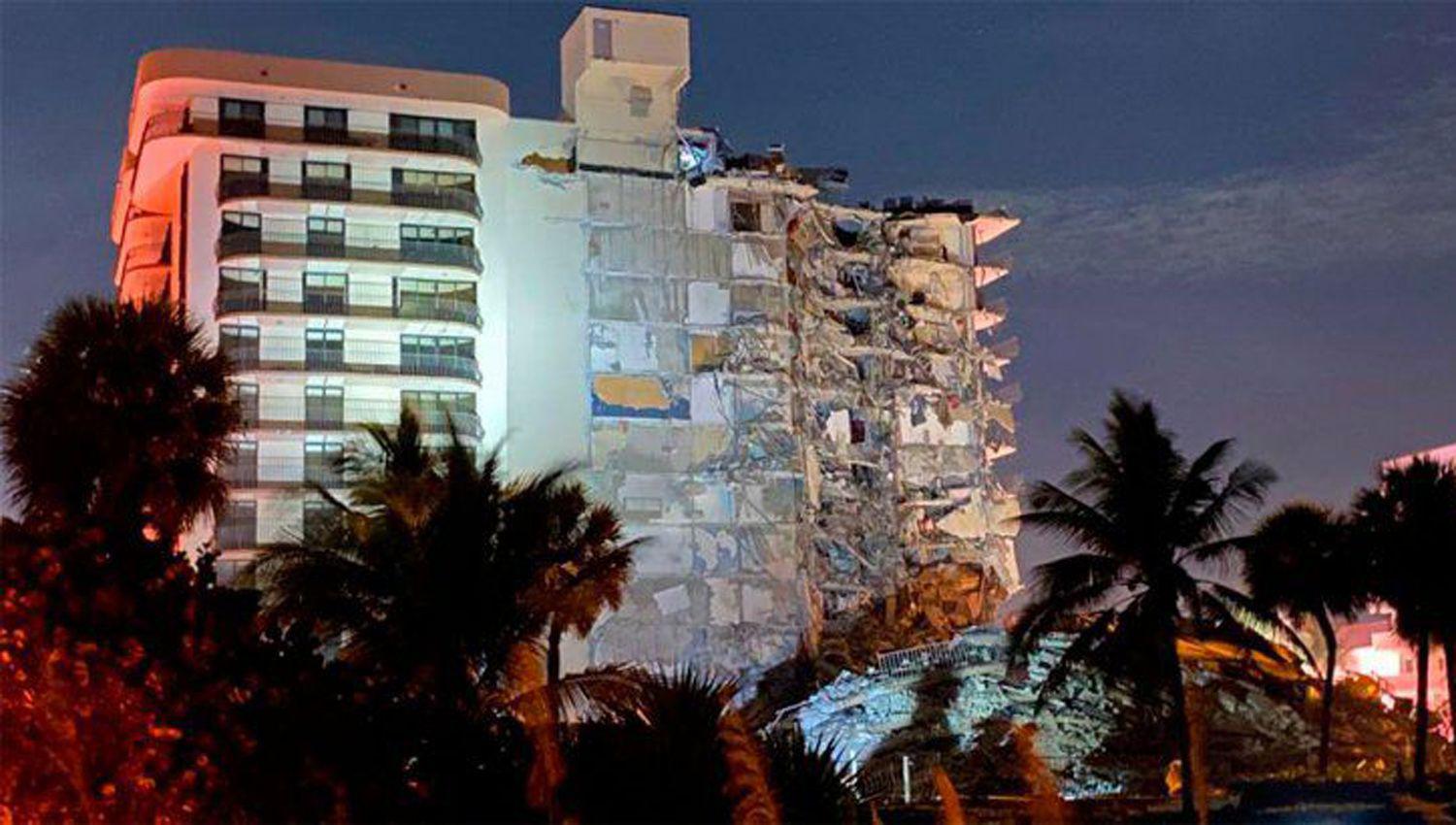 Miami- confirman un muerto y hay cuatro argentinos desaparecidos