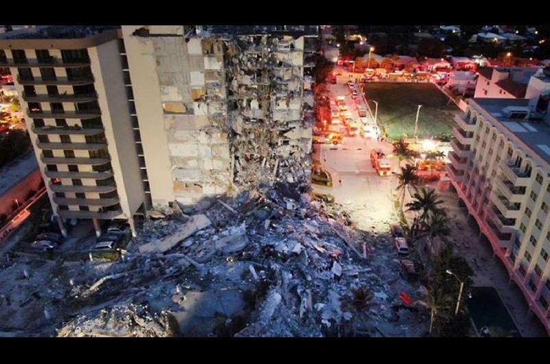 Confirman al menos cuatro muertos por el derrumbe en Miami