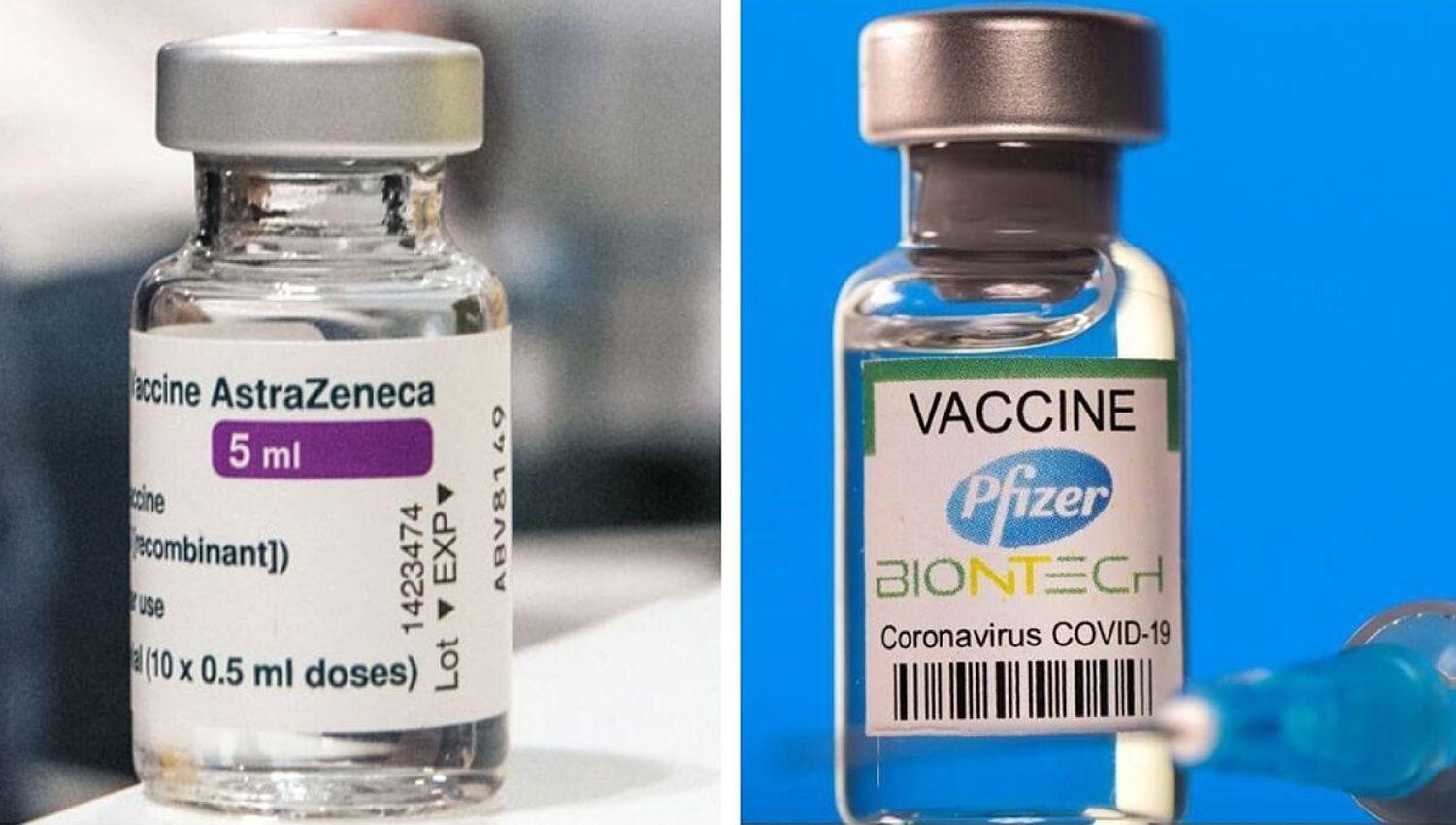 Dos dosis de la vacuna de Pfizer producen maacutes anticuerpos que la de AstraZeneca