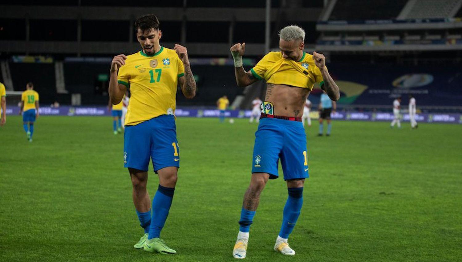 Brasil le ganoacute a Peruacute y se metioacute en la final