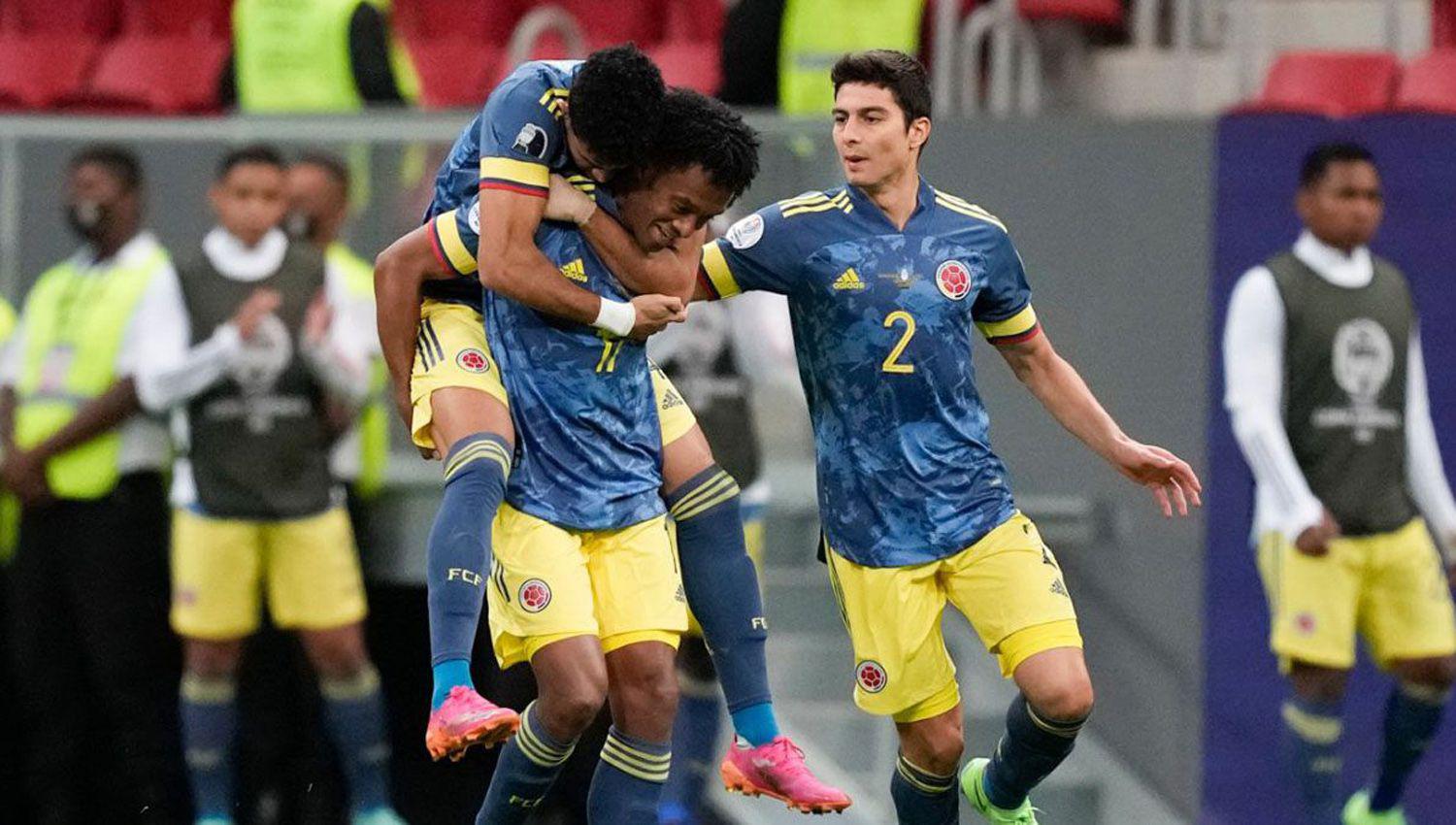Colombia ganoacute en el uacuteltimo minuto y se quedoacute con el tercer puesto