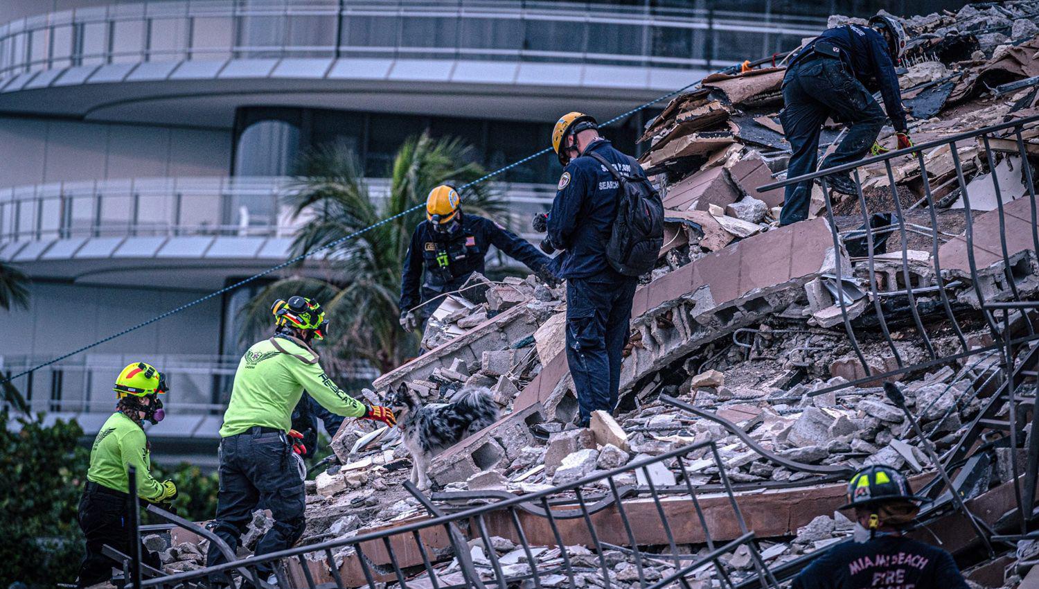 Identifican el cuerpo de un tercer argentino entre los escombros en Miami