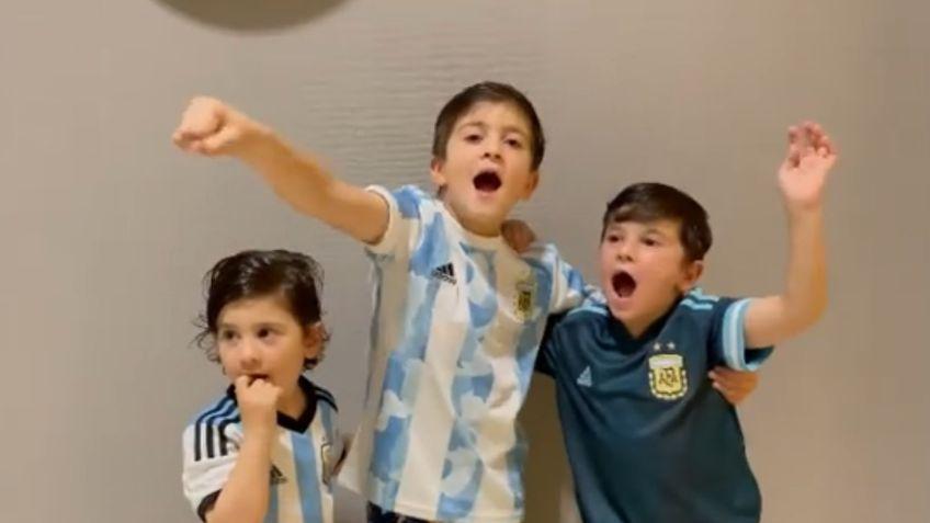 El video de los hijos de Messi que fue furor en las redes sociales