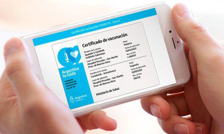 Santiaguentildeos pueden sacar el certificado de vacunacioacuten digital