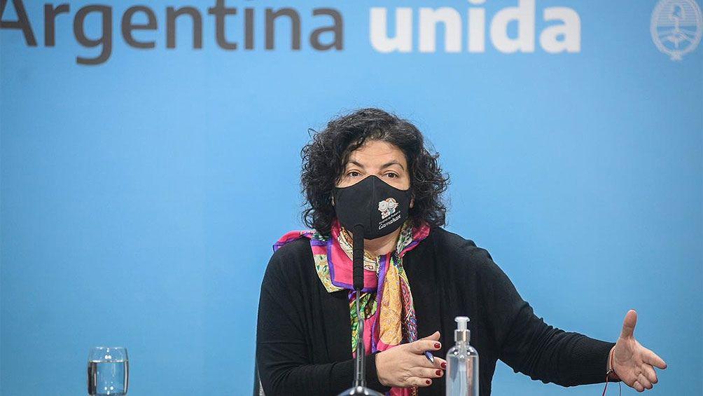 Carla Vizzotti dijo que hoy Argentina alcanzaraacute el 50-en-porciento- de la poblacioacuten con al menos una dosis de la vacuna