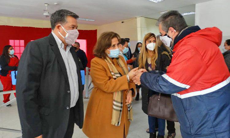 Autoridades de Salud provincial visitaron el hospital de Clodomira