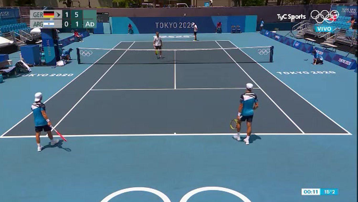Schwartzman y Bagnis quedaron eliminados en el dobles masculino de tenis
