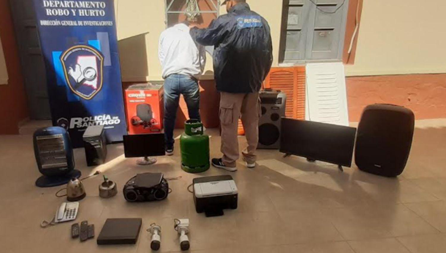 Recuperaron todos los bienes robados a un Jardiacuten de Infantes de La Banda