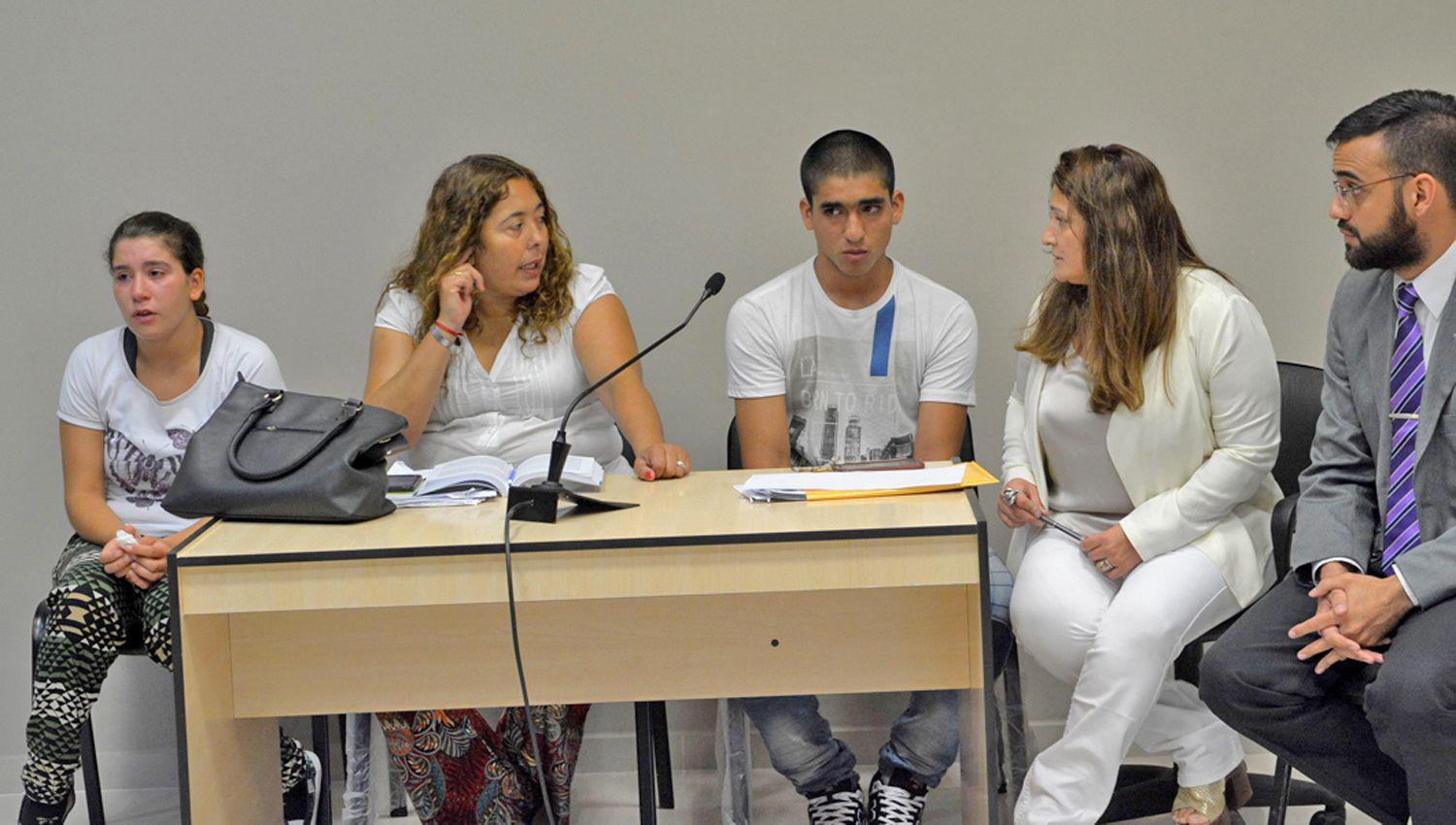 En casi todas las audiencias Florencia se quebraba en llanto