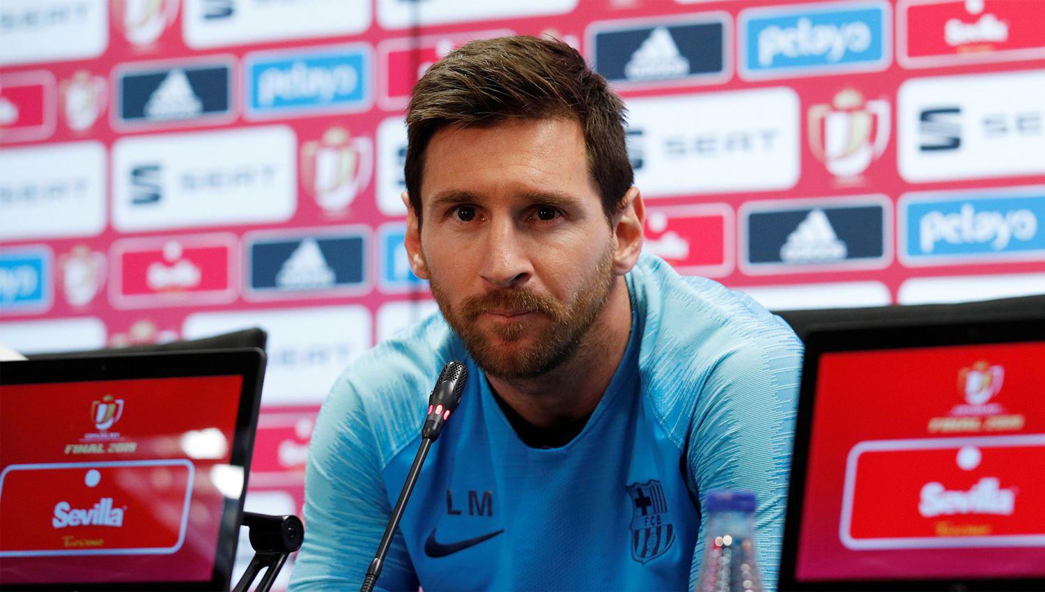 Lionel Messi brindaraacute una conferencia de prensa en Barcelona
