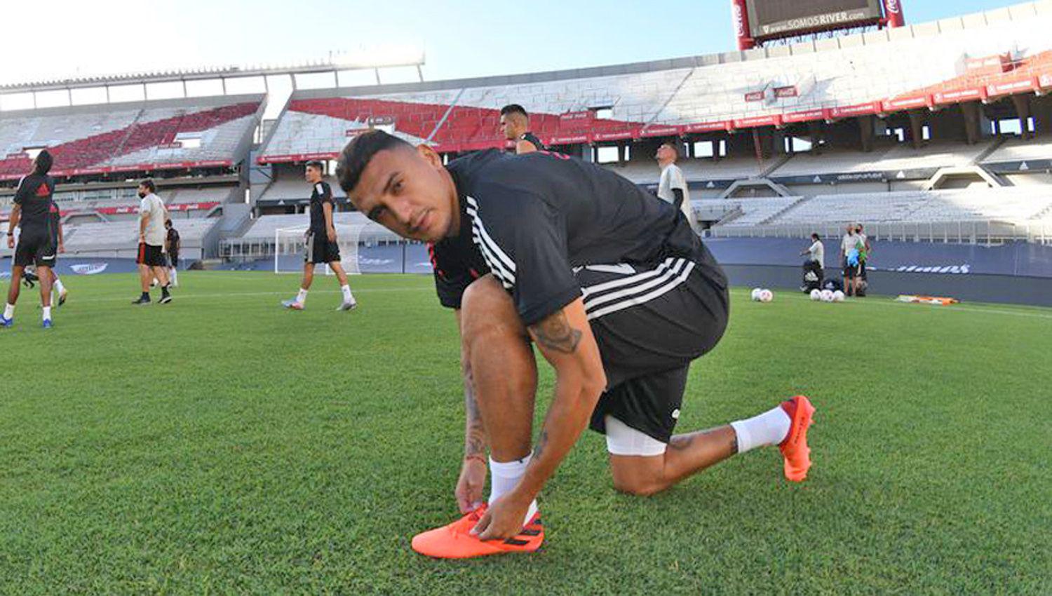 Surez acelera su recuperación aunque Gallardo todavía no lo confirmó para el partido de mañana