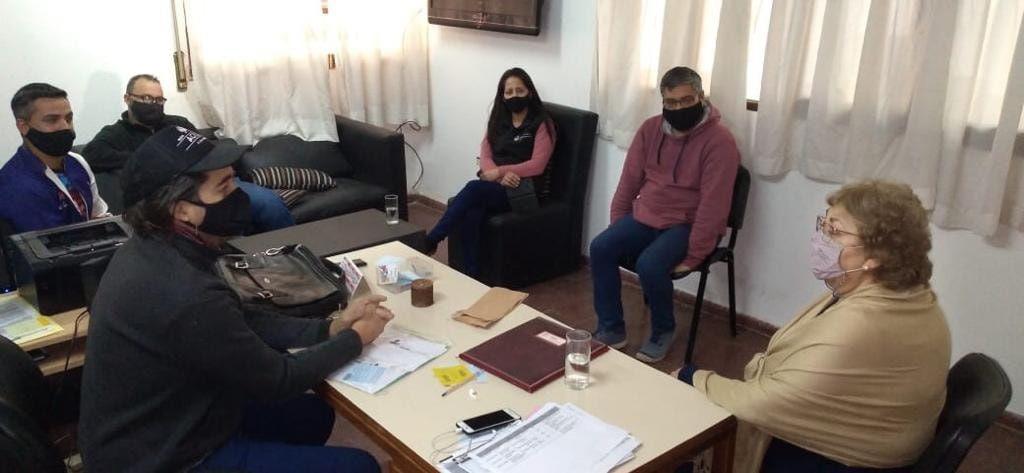 Silvia Sayago visitoacute la delegacioacuten local de la SAFCI