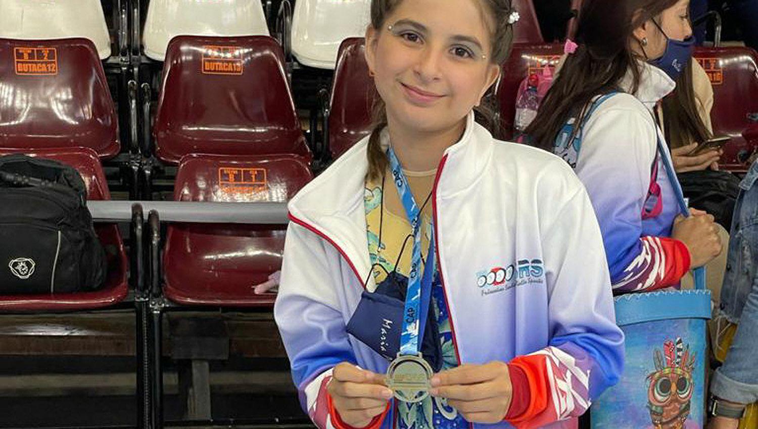 Joven patinadora quimilense obtuvo el primer puesto en torneo de Salta