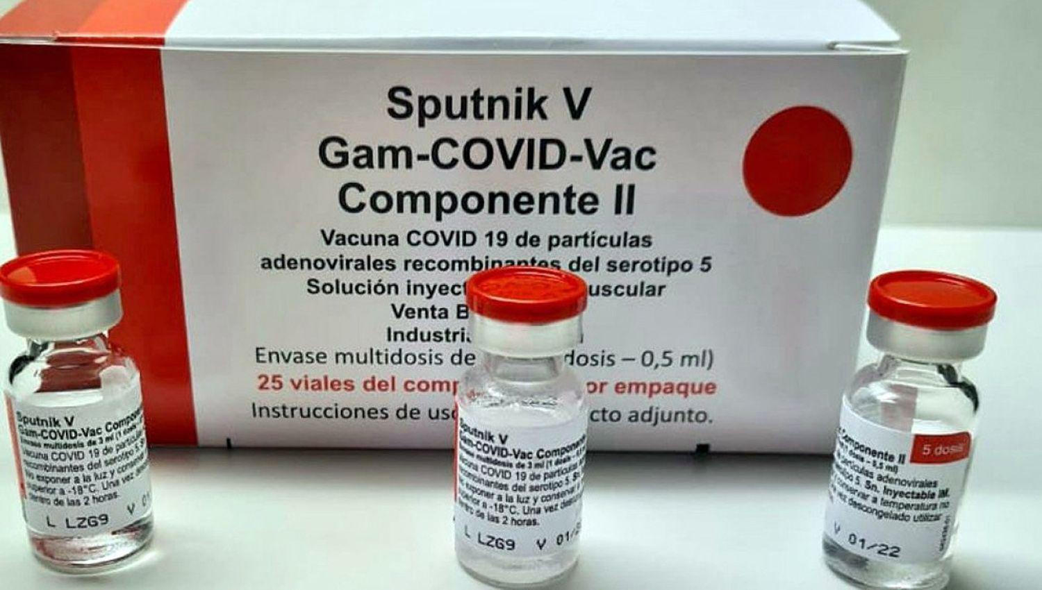 Anuncian la llegada a la Argentina de maacutes componentes 1 y 2 de la vacuna Sputnik V