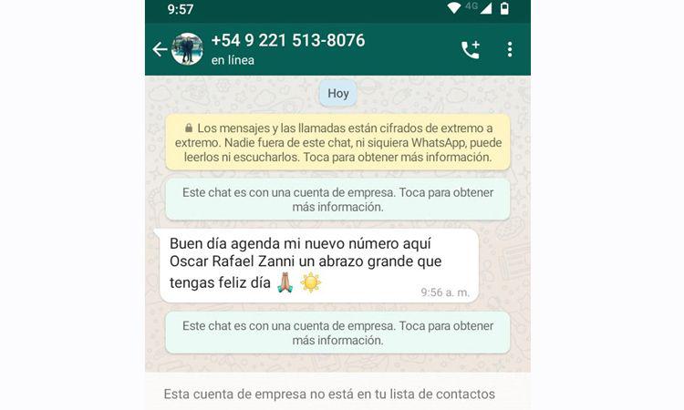 Se hicieron pasar por un fiscal en WhatsApp para estafar con doacutelares