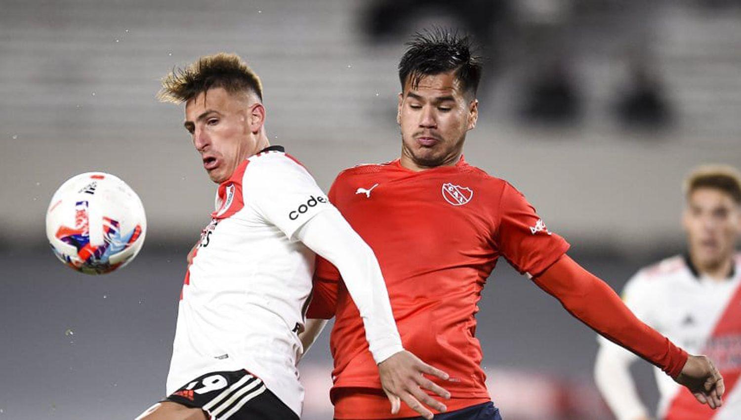 River e Independiente igualaron en un animado claacutesico