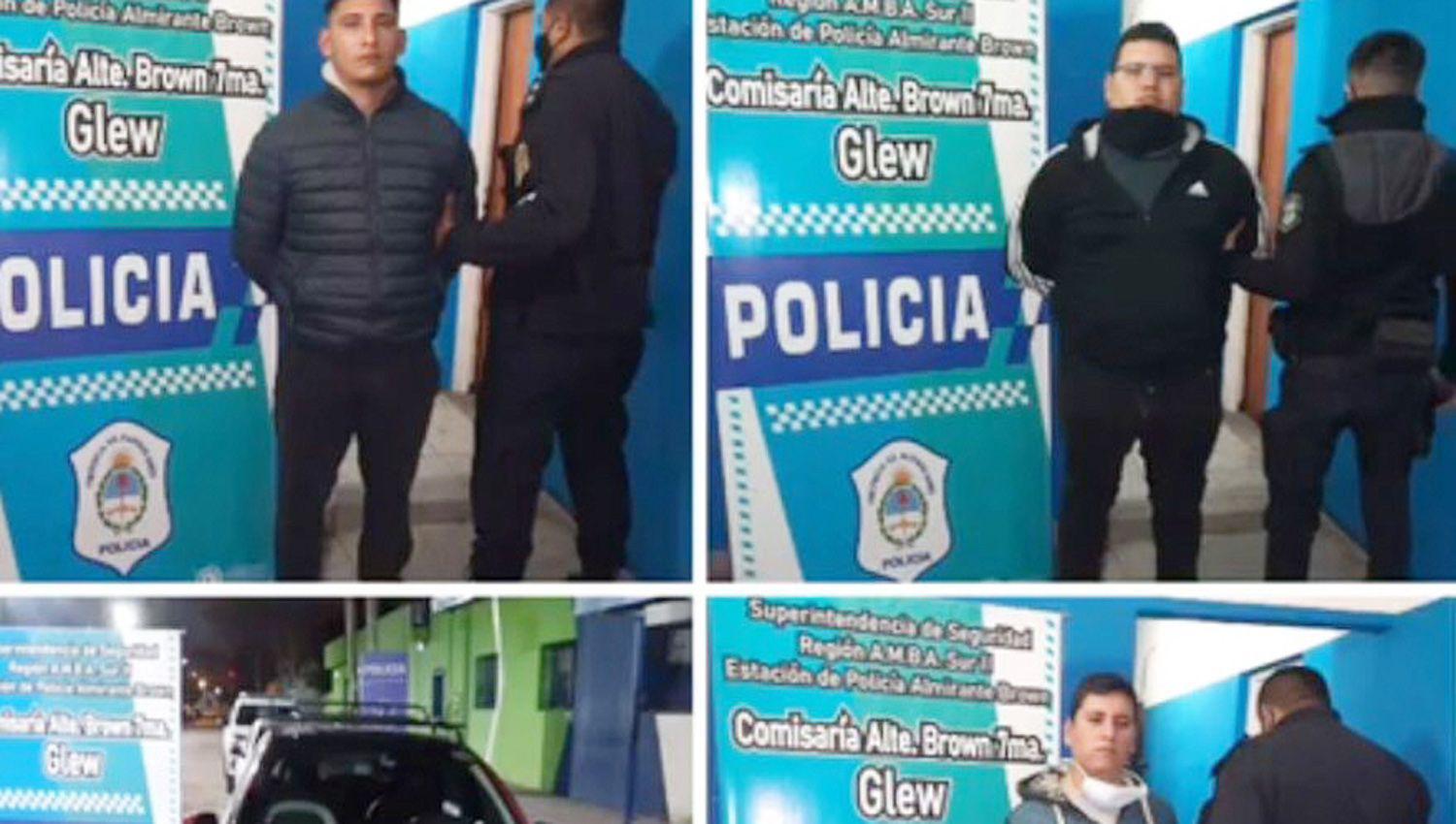 Tres gendarmes robaron en un almaceacuten y encantildeonaron a una nintildea