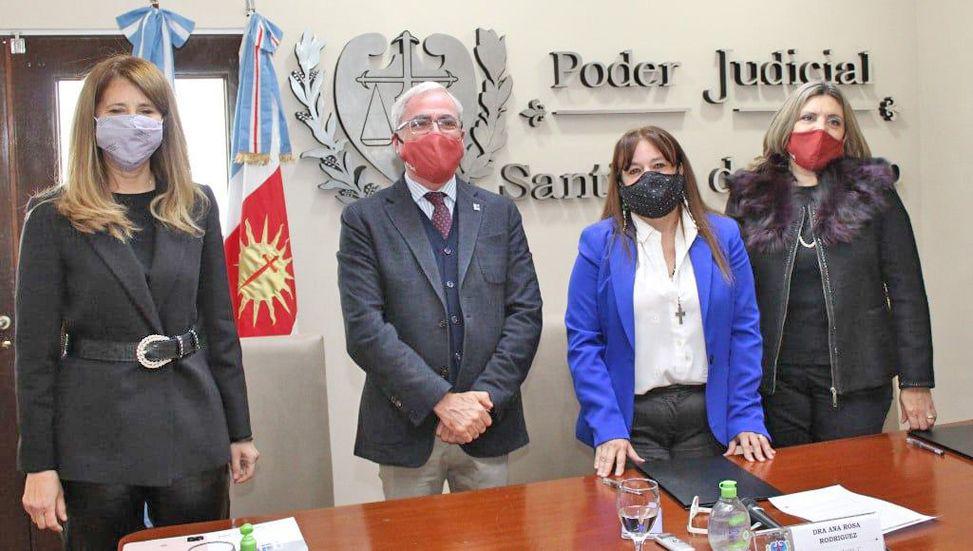 Firma de convenio entre la Ucse el STJ y el Ministerio de Justicia