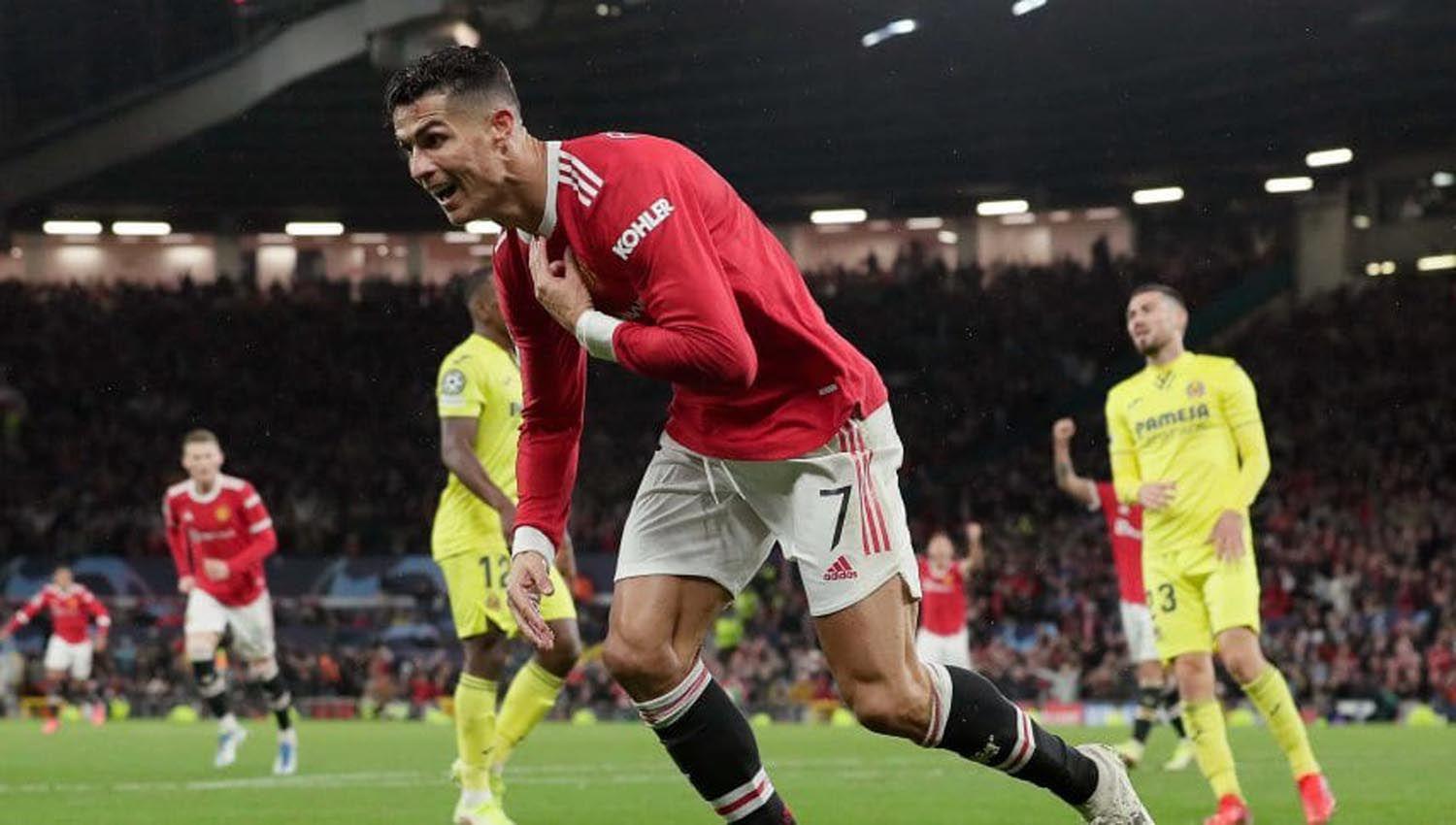 Con gol de Cristiano Ronaldo en la uacuteltima jugada Manchester le ganoacute al Villarreal