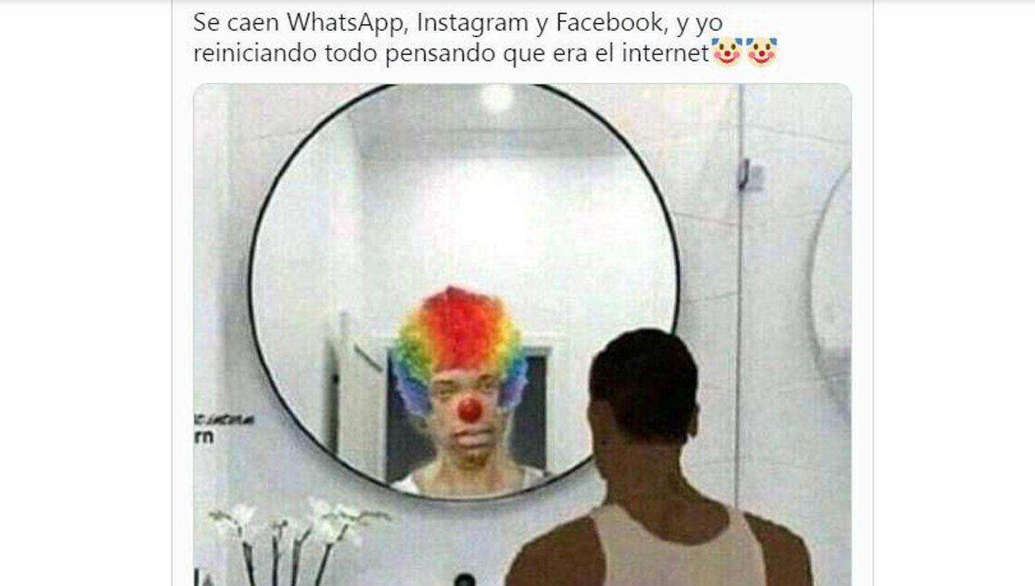 Estallaron los memes en Twitter por la caiacuteda de Facebook WhastaApp e Instagram