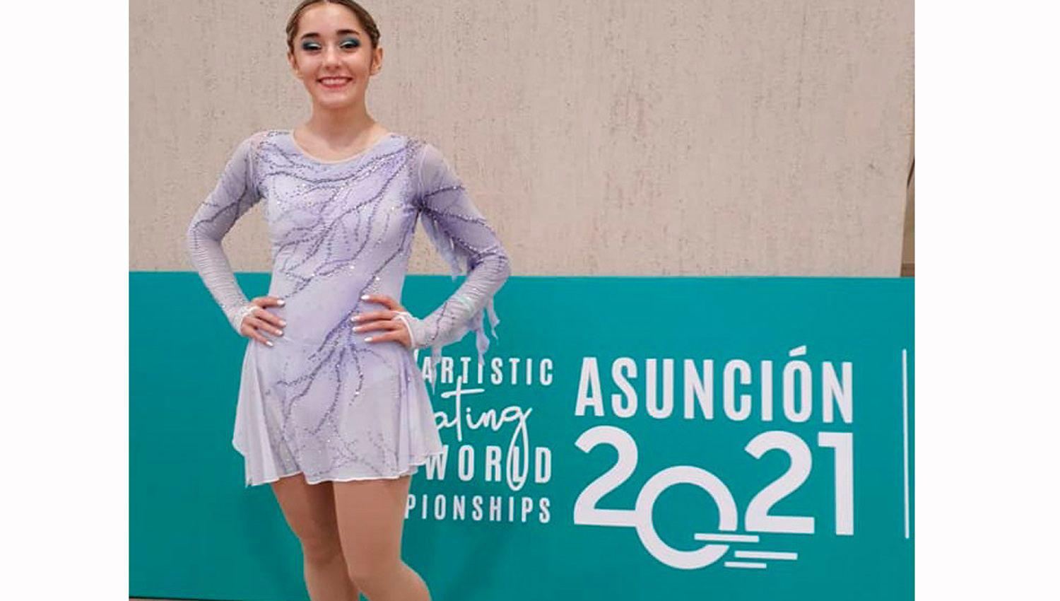 María Lourdes DPaul cumplió una destacada actuación
en el Mundial de partín artístico que se realizó en Asunción Paraguay
