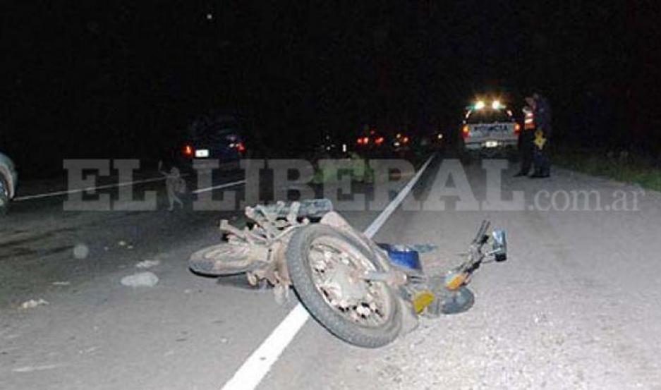 Ruta 157- un motociclista que circulaba sin luces murioacute tras ser embestido por un auto