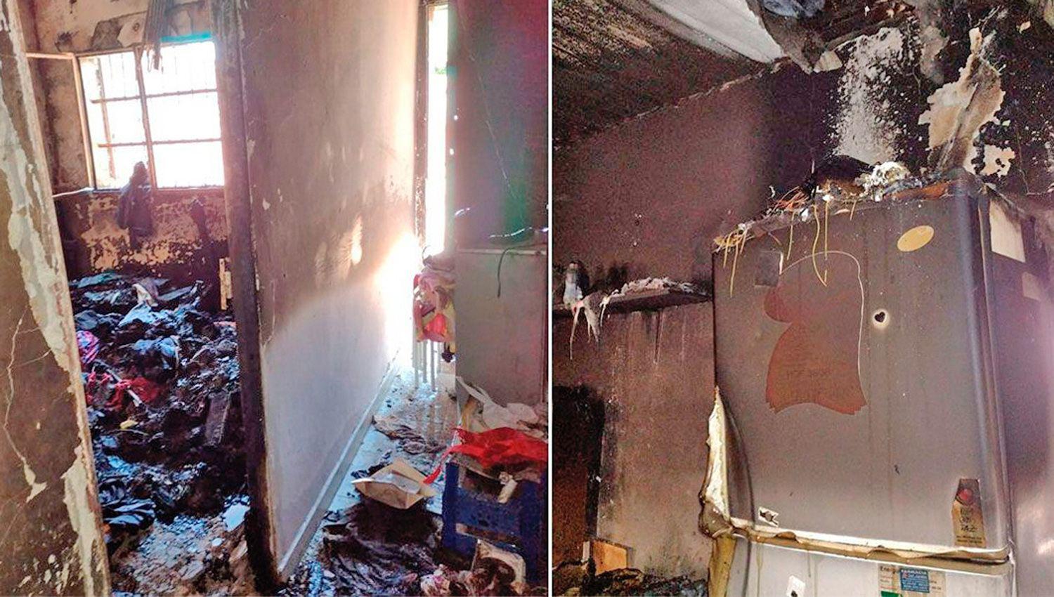 Incendio consumioacute la casa de una estilista y sospechan de su ex a quien denuncioacute por violencia